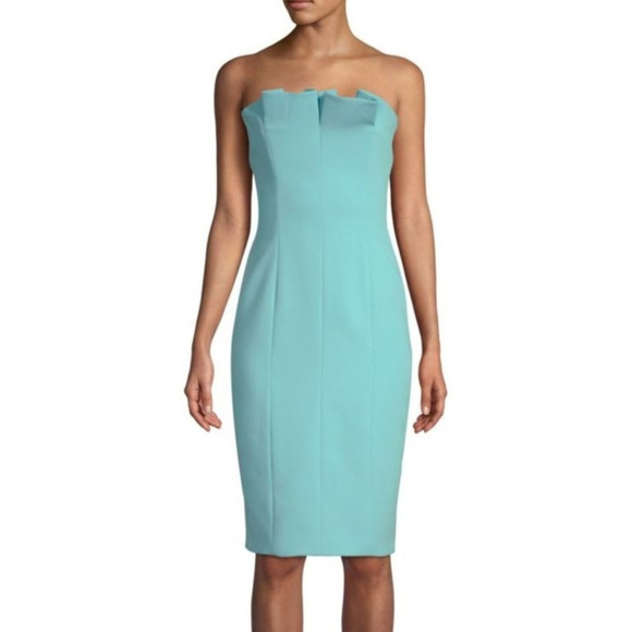 Black Halo Allysandro Cocktail Sheath Dress 2 - Picture 1 of 3